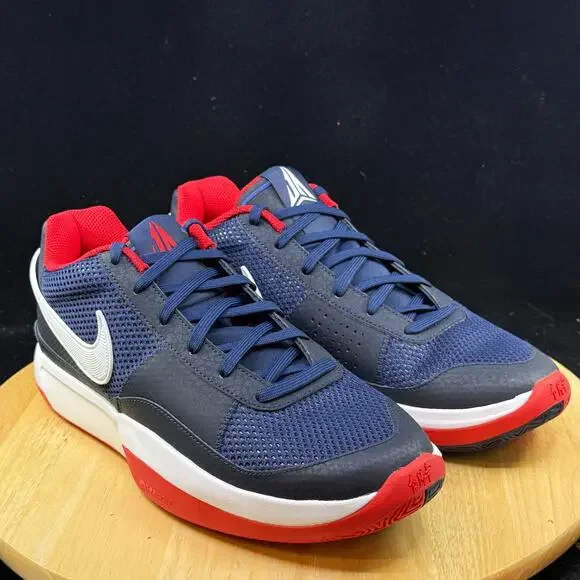 Nike JA 1 Men's Size 12 USA Navy Blue Red White Basketball Shoes FQ4796 403